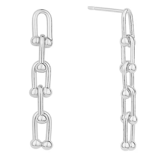 Felice - Stainless Steel U-shaped Trendy Earrings - Picture 2 of 5